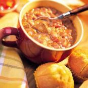 Cowboy Stew and Corn Muffins With Sweet Chile Butter