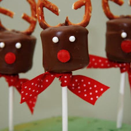 Marshmallow Chocolate Reindeer