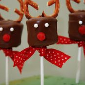 Marshmallow Chocolate Reindeer