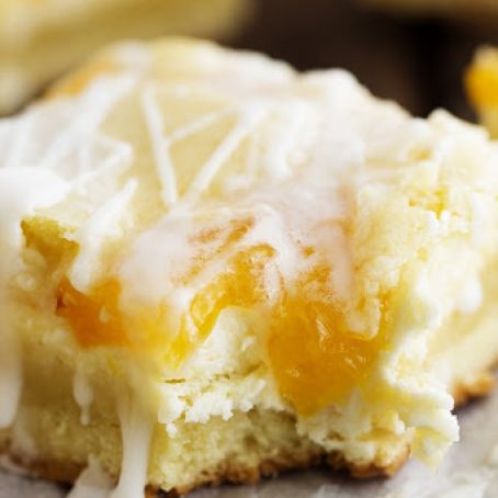 Peaches and Cream Pie Bars