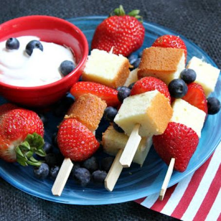 Strawberry Shortcake on a Stick