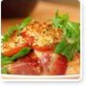 Chicken with Ham and Mozzarella and Broiled Tomatoes