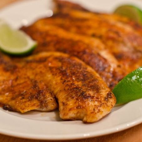 Easy Blackened Tilapia