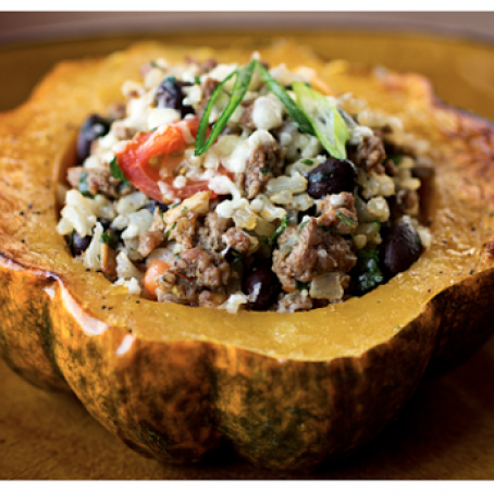 Roasted & Stuffed Acorn Squash