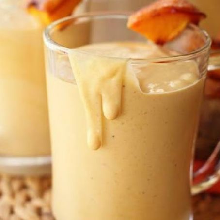 Roasted Peach Milkshake