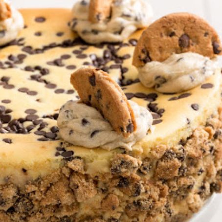 Chocolate Chip Cookie Dough Cheesecake