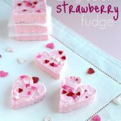 Strawberry 2 Ingredient Fudge