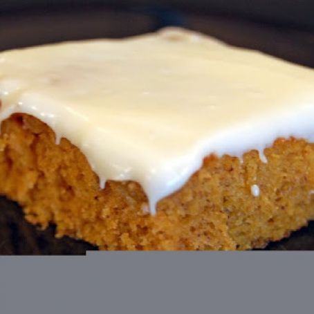 Pumpkin Cake with Cream Cheese Icing