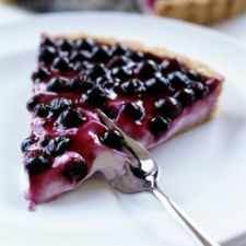 Copycat Marie Callender's Sour Cream And Blueberry Pie