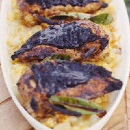 Spiced Chicken with Coconut-Caramel Sauce and Citrus Salad