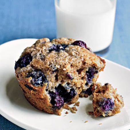 Blueberry and Oatmeal Muffins