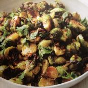 Roasted Garlic Brussels Sprouts