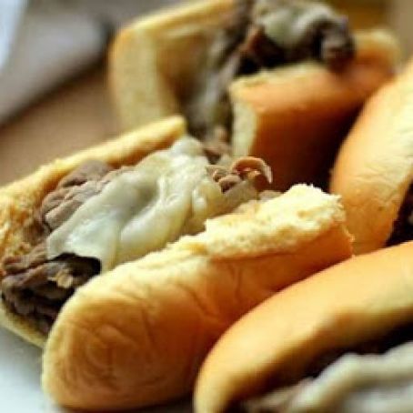 Two-Bite Cheesesteaks