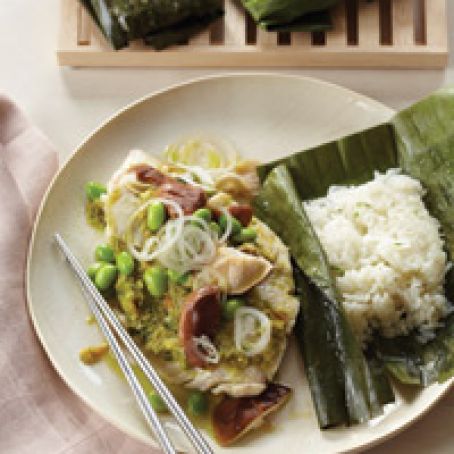 Jean-Georges' Steamed Red Snapper with Mushrooms and Ginger
