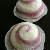 BREAD - Purple Spiral Buns with Red Bean Filling