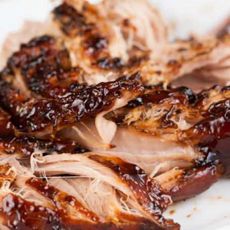 Crockpot Brown Sugar Balsamic Glazed Pork Tenderloin