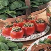 Spinach-Stuffed Tomatoes Recipe