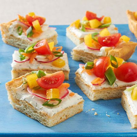 Spring Veggie Pizza Appetizer