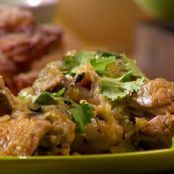 Braised Chicken with Tomatillos