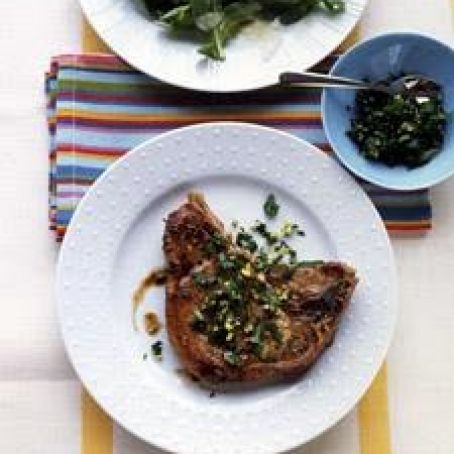Lemon Wine Pork Chops