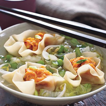 Miso Soup With Sweet Potato Dumplings