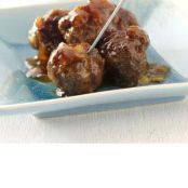 Peach-Glazed Meatballs