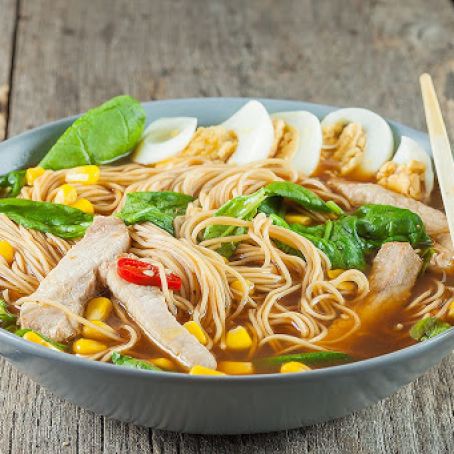 Homemade Ramen Noodle Soup-ATK