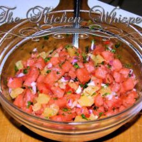 Watermelon & Pineapple Salsa 