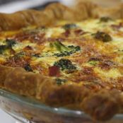 Al Roker's broccoli, ham and cheddar quiche