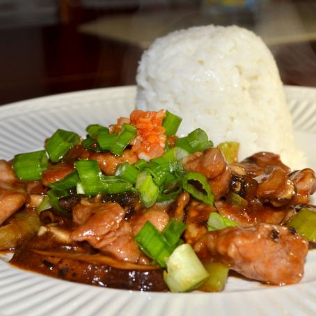 Sichuan Stir-Fried Pork in Garlic Sauce