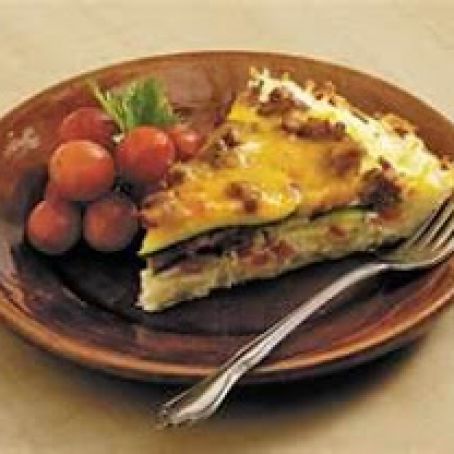 Egg breakfast casserole with ham