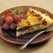 Egg breakfast casserole with ham