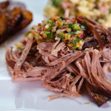 Mario Batali's Roast Pork with Mojo Dipping Sauce
