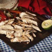 Charcoal Grilled Chicken Fajitas