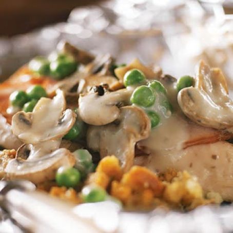 Foil-Pack Chicken & Mushrooms