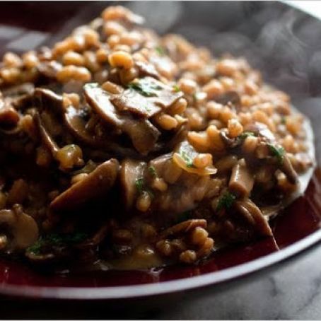 FARRO w/MUSHROOMS