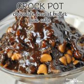 Crock Pot Chocolate Peanut Butter Lava Cake Recipe