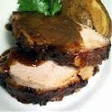 Pork Loin, Balsamic Roasted