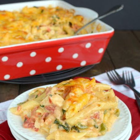 Chicken Bacon Ranch Pasta Bake