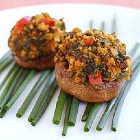 Creole-Style Stuffed Mushrooms
