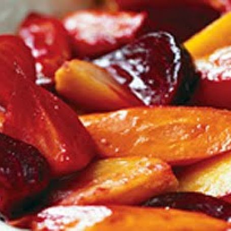Roasted Beets and Carrots