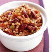 Slow Cooker Red Beans and Barley