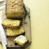Polenta Quick Bread with Lemon and Thyme
