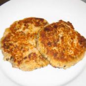 Salmon Cakes With Dill Sauce (Low Fat)