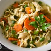 Instant Pot Lemon Chicken Noodle Soup