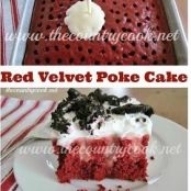 Red Velvet Poke Cake