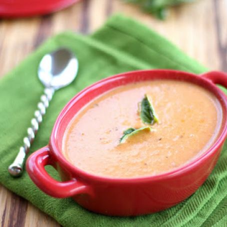 Tomato Basil Parmesan Soup