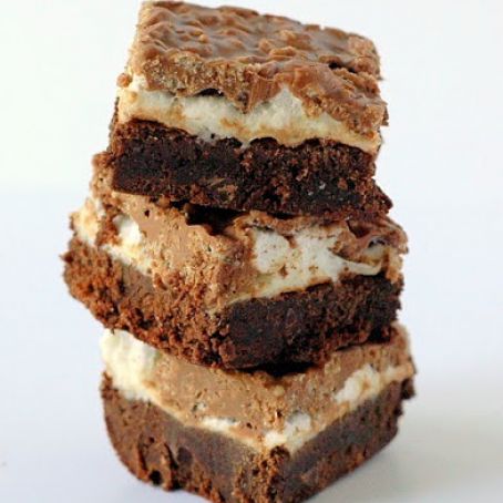 Brownie & Marshmallow Crunch Bars