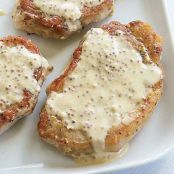 Pork Chops with Mustard Sauce