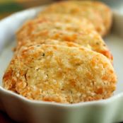 Cheese & Rosemary Shortbread Crisps